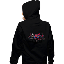 Load image into Gallery viewer, Secret_Shirts Zippered Hoodies, Unisex / Small / Black Spider Lunch