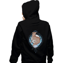 Load image into Gallery viewer, Shirts Pullover Hoodies, Unisex / Small / Black Howling Wolf