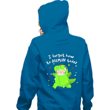 Load image into Gallery viewer, Shirts Zippered Hoodies, Unisex / Small / Royal Blue How To Human