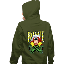 Load image into Gallery viewer, Daily_Deal_Shirts Zippered Hoodies, Unisex / Small / Military Green Rogue 97