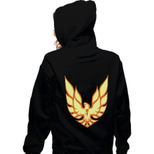 Load image into Gallery viewer, Shirts Zippered Hoodies, Unisex / Small / Black Dark Phoenix Firebird