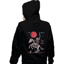 Load image into Gallery viewer, Shirts Zippered Hoodies, Unisex / Small / Black The Blood Moon Rising