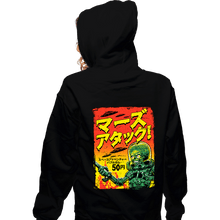 Load image into Gallery viewer, Shirts Zippered Hoodies, Unisex / Small / Black Mars Attacks