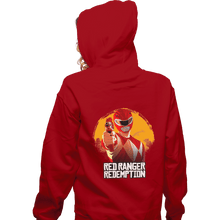 Load image into Gallery viewer, Shirts Zippered Hoodies, Unisex / Small / Red Red Ranger Redemption