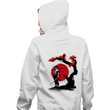 Load image into Gallery viewer, Shirts Zippered Hoodies, Unisex / Small / White Swordsman Pirate