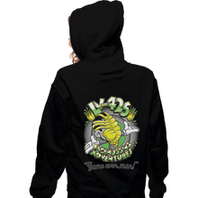 Load image into Gallery viewer, Shirts Zippered Hoodies, Unisex / Small / Black Facehugging Adventures