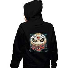 Load image into Gallery viewer, Shirts Zippered Hoodies, Unisex / Small / Black Jack Calavera