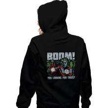 Load image into Gallery viewer, Daily_Deal_Shirts Zippered Hoodies, Unisex / Small / Black Captain Machine