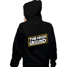 Load image into Gallery viewer, Shirts Zippered Hoodies, Unisex / Small / Black The High Ground