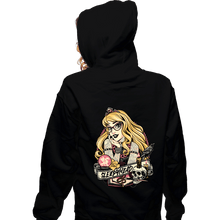 Load image into Gallery viewer, Daily_Deal_Shirts Zippered Hoodies, Unisex / Small / Black Rocker Aurora