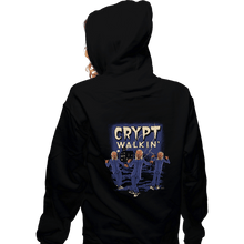 Load image into Gallery viewer, Daily_Deal_Shirts Zippered Hoodies, Unisex / Small / Black Crypt Walkin'