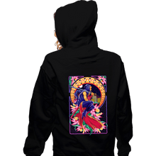 Load image into Gallery viewer, Daily_Deal_Shirts Zippered Hoodies, Unisex / Small / Black Ninja Art Nouveau Gaiden