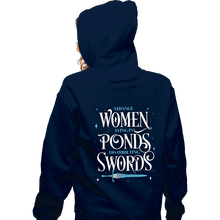 Load image into Gallery viewer, Daily_Deal_Shirts Zippered Hoodies, Unisex / Small / Navy Strange Women