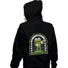 Load image into Gallery viewer, Shirts Zippered Hoodies, Unisex / Small / Black Kermit Melodies
