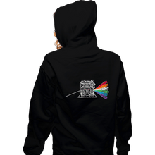 Load image into Gallery viewer, Daily_Deal_Shirts Zippered Hoodies, Unisex / Small / Black Dark Side Of The Temple