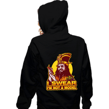 Load image into Gallery viewer, Shirts Zippered Hoodies, Unisex / Small / Black Not A Model