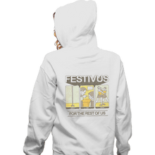 Load image into Gallery viewer, Shirts Zippered Hoodies, Unisex / Small / White Festivus