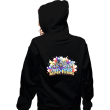 Load image into Gallery viewer, Secret_Shirts Zippered Hoodies, Unisex / Small / Black Superfiends