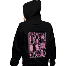 Load image into Gallery viewer, Daily_Deal_Shirts Zippered Hoodies, Unisex / Small / Black Nezuko Model Sprue