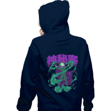 Load image into Gallery viewer, Shirts Zippered Hoodies, Unisex / Small / Navy Mysterio