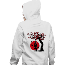 Load image into Gallery viewer, Shirts Zippered Hoodies, Unisex / Small / White Ninja Under The Sun