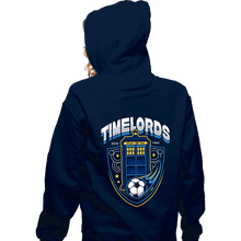 Load image into Gallery viewer, Shirts Zippered Hoodies, Unisex / Small / Navy Timelords Football Team

