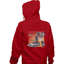 Load image into Gallery viewer, Shirts Zippered Hoodies, Unisex / Small / Red Marty McPrime
