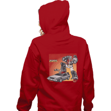 Load image into Gallery viewer, Shirts Zippered Hoodies, Unisex / Small / Red Marty McPrime