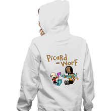 Load image into Gallery viewer, Daily_Deal_Shirts Zippered Hoodies, Unisex / Small / White Picard And Worf