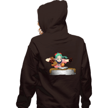 Load image into Gallery viewer, Shirts Zippered Hoodies, Unisex / Small / Dark Chocolate Indiana Bulma