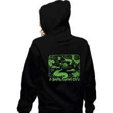 Load image into Gallery viewer, Daily_Deal_Shirts Zippered Hoodies, Unisex / Small / Black Down In The Delta