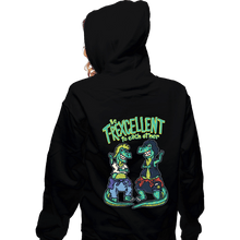 Load image into Gallery viewer, Daily_Deal_Shirts Zippered Hoodies, Unisex / Small / Black T-Rexcellent