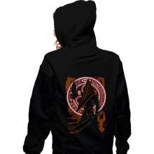 Load image into Gallery viewer, Secret_Shirts Zippered Hoodies, Unisex / Small / Black Silent Executioner