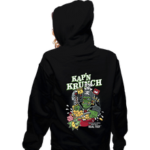 Load image into Gallery viewer, Daily_Deal_Shirts Zippered Hoodies, Unisex / Small / Black Kap'n Krunch