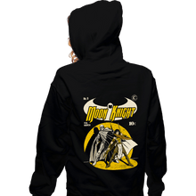 Load image into Gallery viewer, Secret_Shirts Zippered Hoodies, Unisex / Small / Black Egyptian Superhero