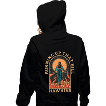 Load image into Gallery viewer, Daily_Deal_Shirts Zippered Hoodies, Unisex / Small / Black Running Up Hawkins