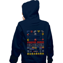 Load image into Gallery viewer, Shirts Zippered Hoodies, Unisex / Small / Navy A Very Gamer Christmas