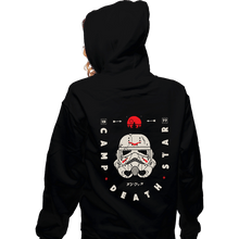 Load image into Gallery viewer, Daily_Deal_Shirts Zippered Hoodies, Unisex / Small / Black Camp Death Star