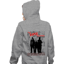 Load image into Gallery viewer, Daily_Deal_Shirts Zippered Hoodies, Unisex / Small / Sports Grey The Lone Gunman Newspaper Group