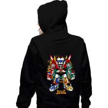 Load image into Gallery viewer, Daily_Deal_Shirts Zippered Hoodies, Unisex / Small / Black Chibi Voltron