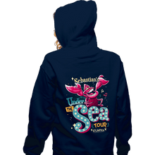 Load image into Gallery viewer, Daily_Deal_Shirts Zippered Hoodies, Unisex / Small / Navy Under The Sea Tour