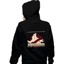 Load image into Gallery viewer, Shirts Zippered Hoodies, Unisex / Small / Black I Ain't Afraid Of No Ghost