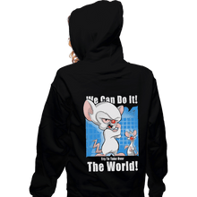 Load image into Gallery viewer, Shirts Zippered Hoodies, Unisex / Small / Black Conquer The World