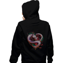 Load image into Gallery viewer, Shirts Zippered Hoodies, Unisex / Small / Black Spiritual Journey