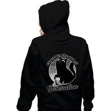 Load image into Gallery viewer, Secret_Shirts Zippered Hoodies, Unisex / Small / Black Expert In Destruction