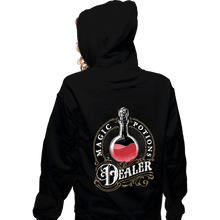 Load image into Gallery viewer, Secret_Shirts Zippered Hoodies, Unisex / Small / Black Magic Potion Dealer