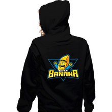 Load image into Gallery viewer, Daily_Deal_Shirts Zippered Hoodies, Unisex / Small / Black Go Banana