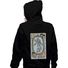 Load image into Gallery viewer, Shirts Zippered Hoodies, Unisex / Small / Black The World