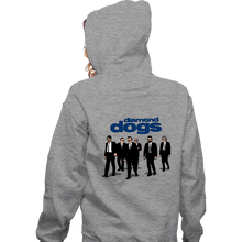 Load image into Gallery viewer, Secret_Shirts Zippered Hoodies, Unisex / Small / Sports Grey Diamond Dogs