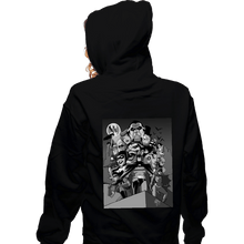 Load image into Gallery viewer, Shirts Zippered Hoodies, Unisex / Small / Black BTAS 30th Black & White